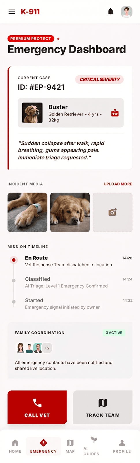 K-911 Emergency Dashboard